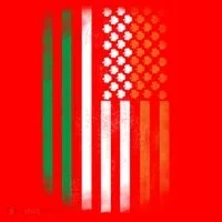 Cool Irish American Flag Santa Hat thumb 1