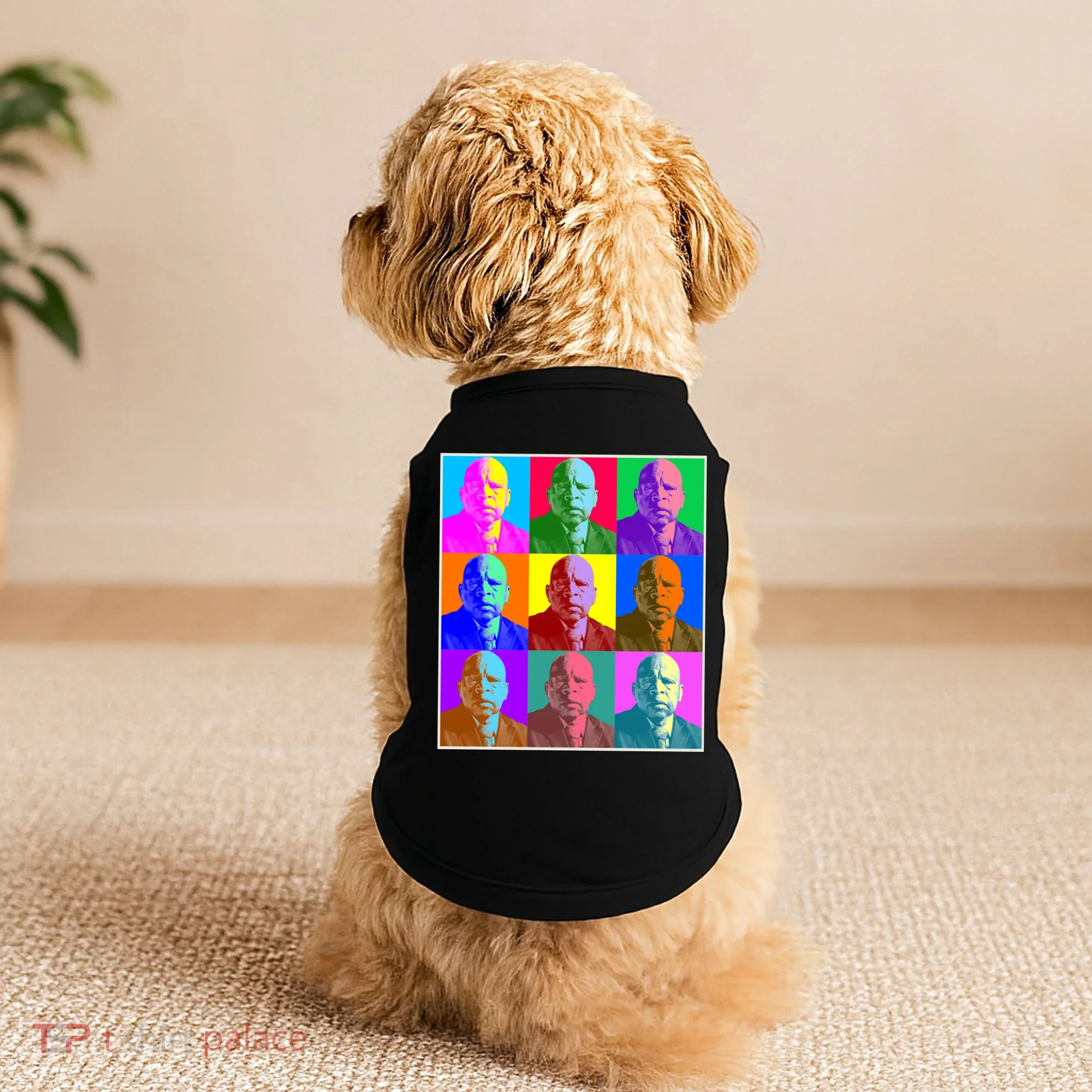 Cool John Lewis Pop Art Doggie Tank