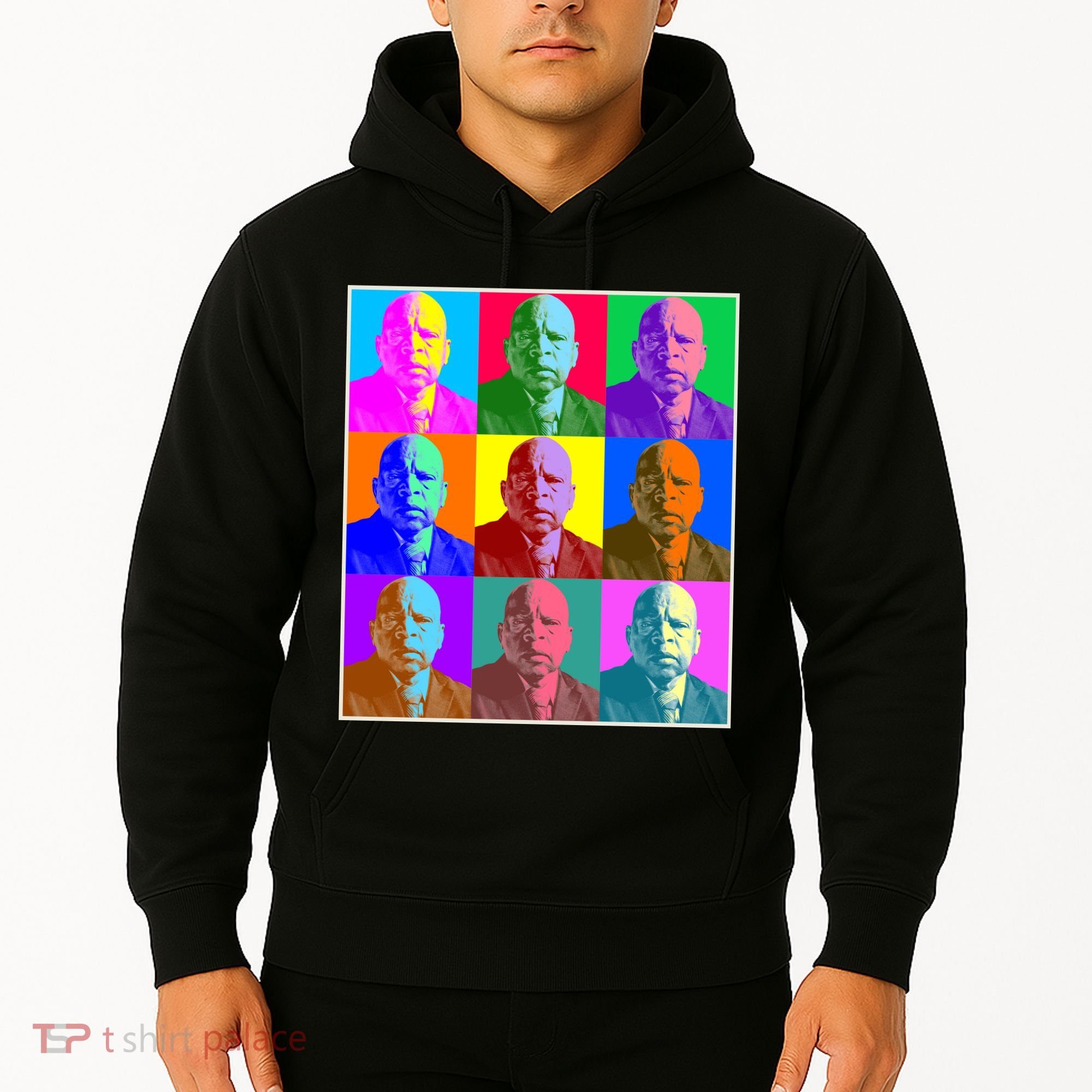 Cool John Lewis Pop Art Hoodie