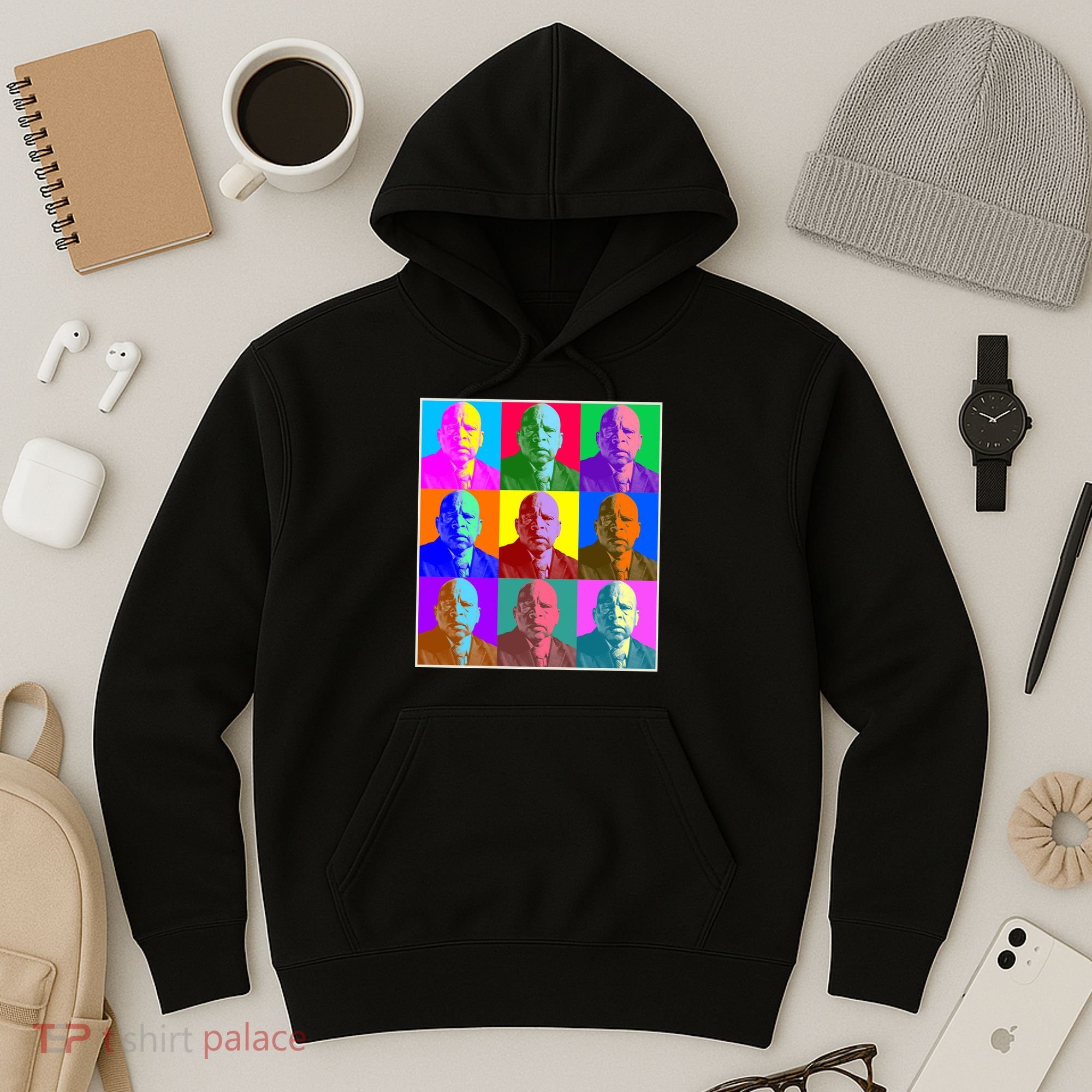 Cool John Lewis Pop Art Hoodie