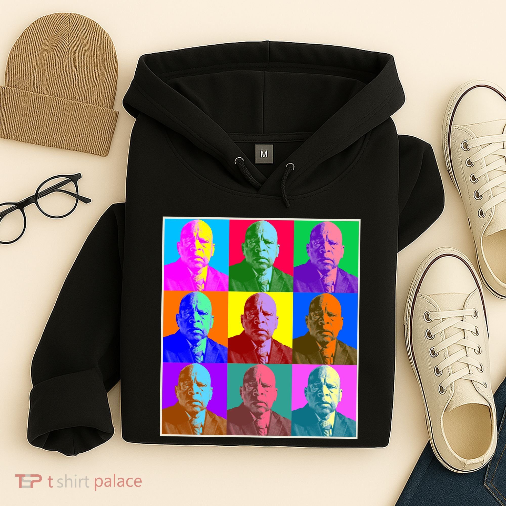 Cool John Lewis Pop Art Hoodie