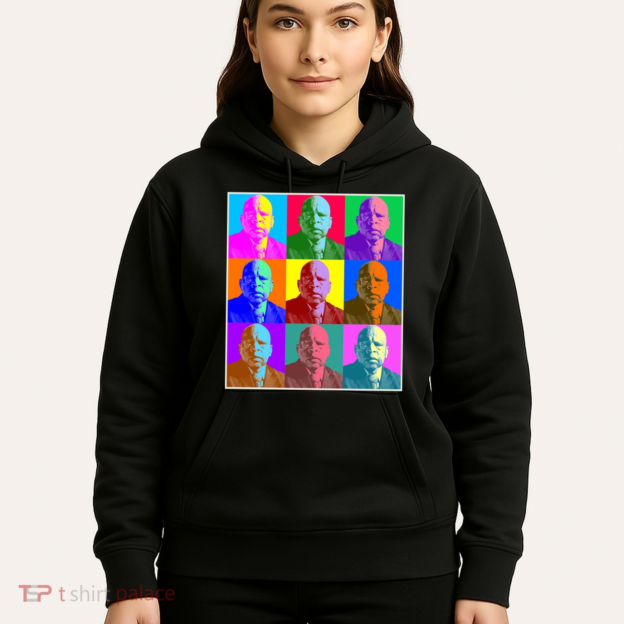 Cool John Lewis Pop Art Hoodie
