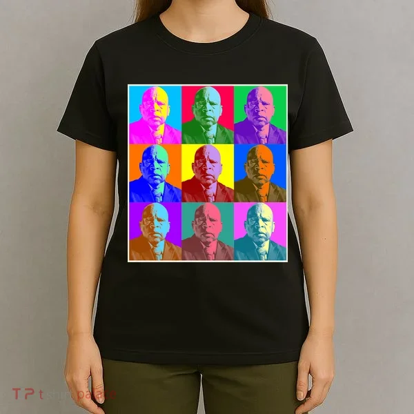 Cool John Lewis Pop Art T-Shirt