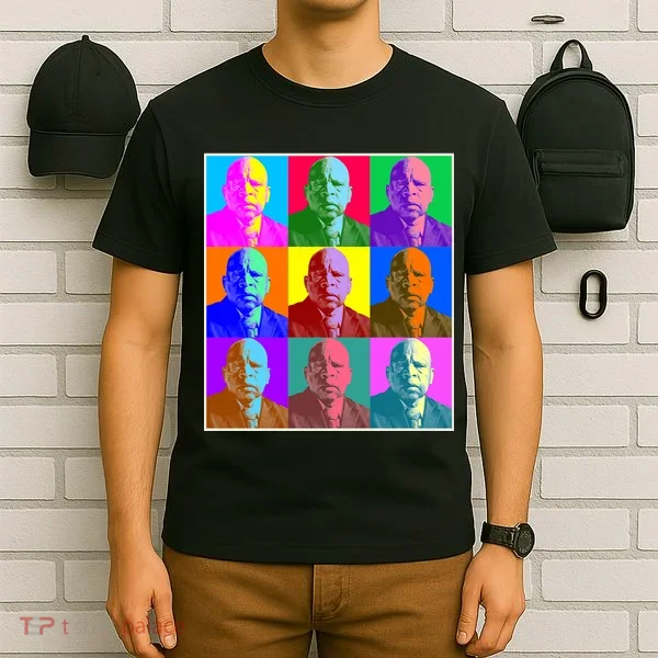 Cool John Lewis Pop Art T-Shirt