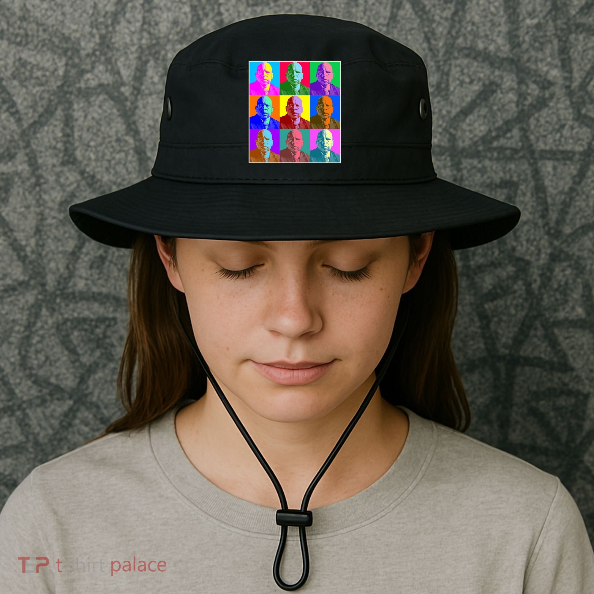 Cool John Lewis Pop Art Bucket Hat