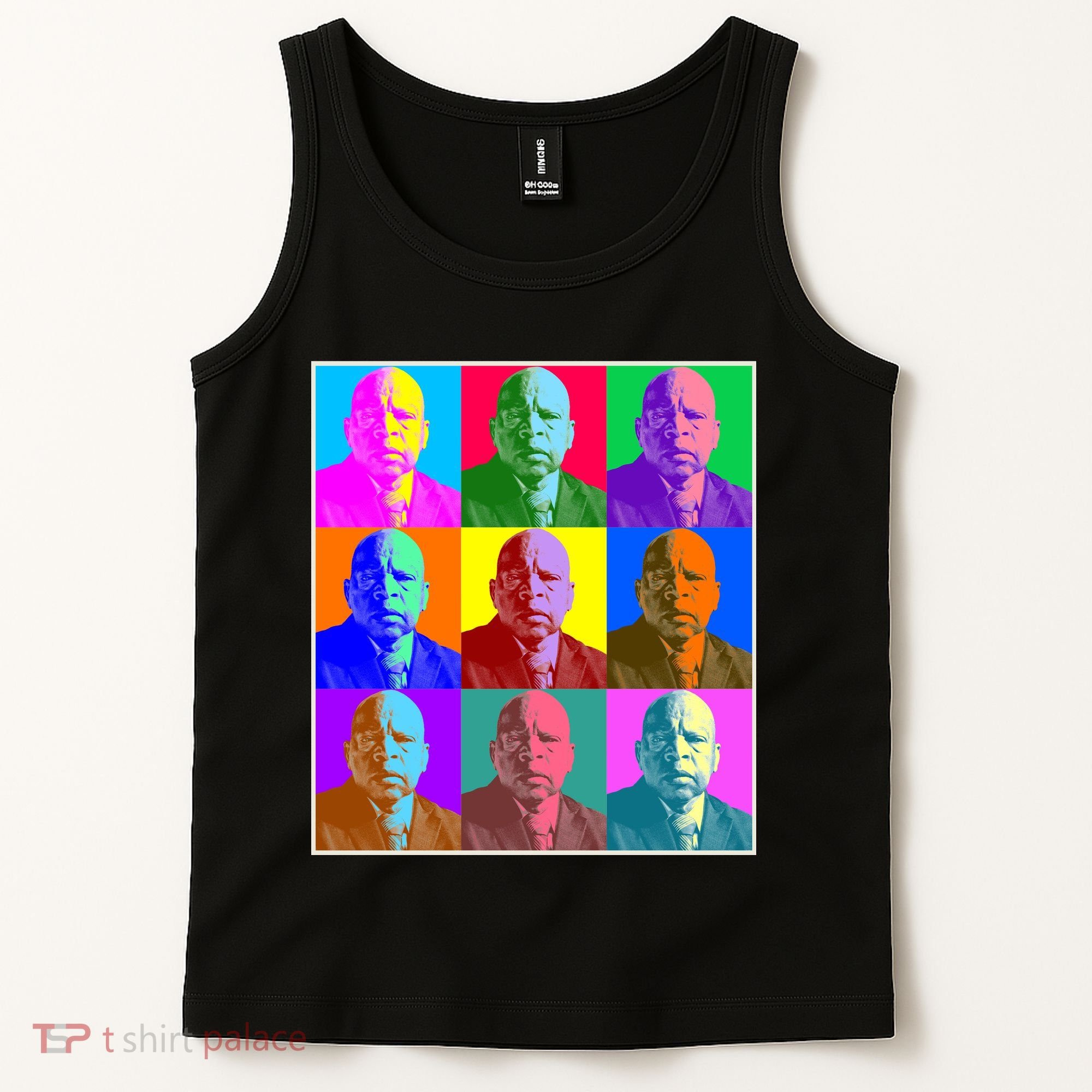 Cool John Lewis Pop Art Tank Top