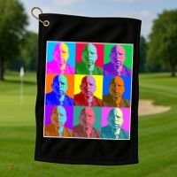 Cool John Lewis Pop Art Golf Towel thumb 1