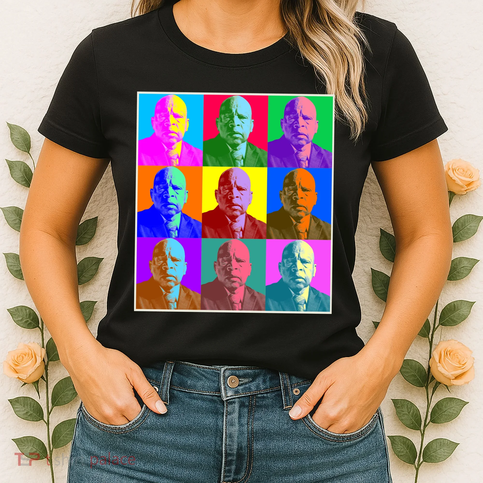 Cool John Lewis Pop Art Women's T-Shirt