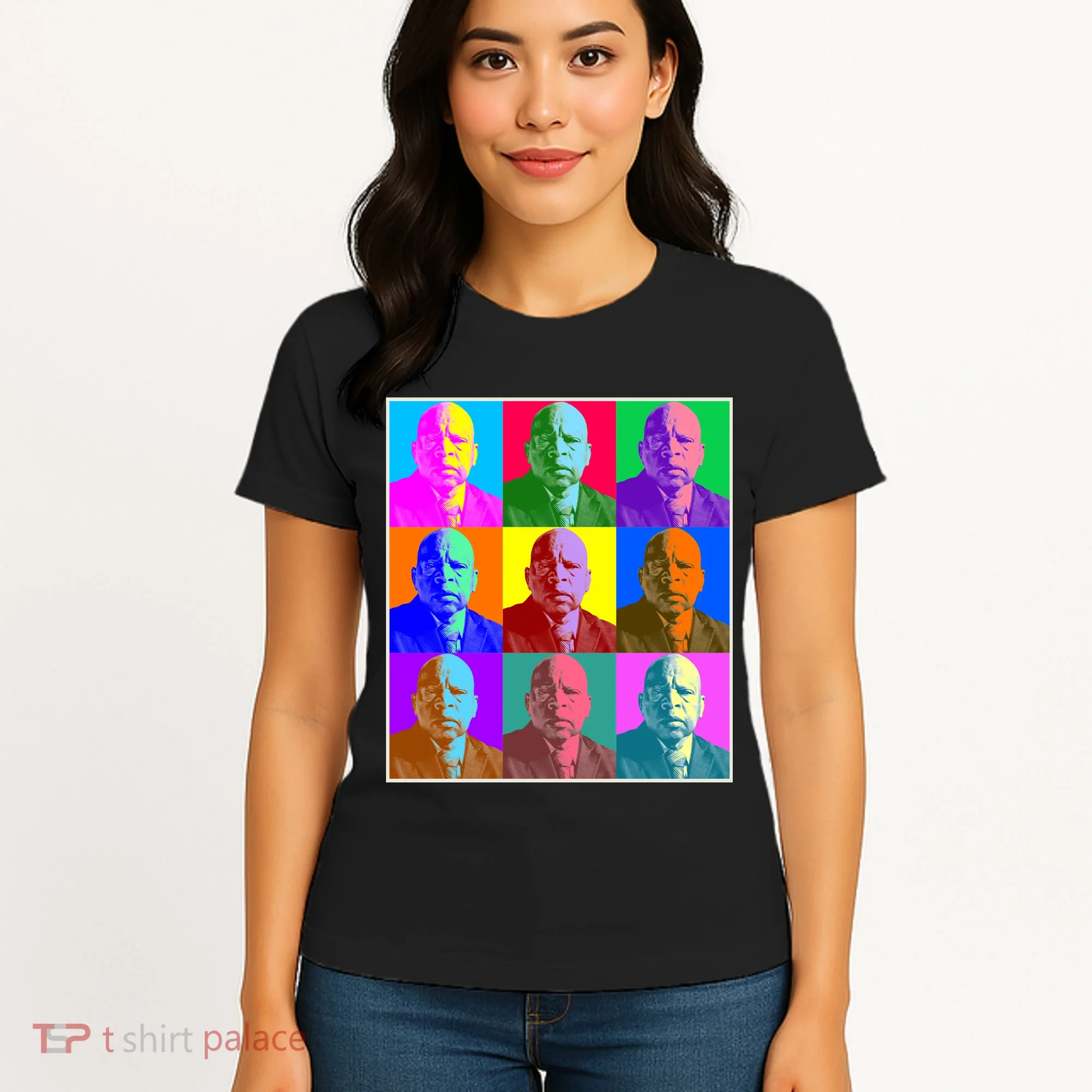 Cool John Lewis Pop Art Women's T-Shirt