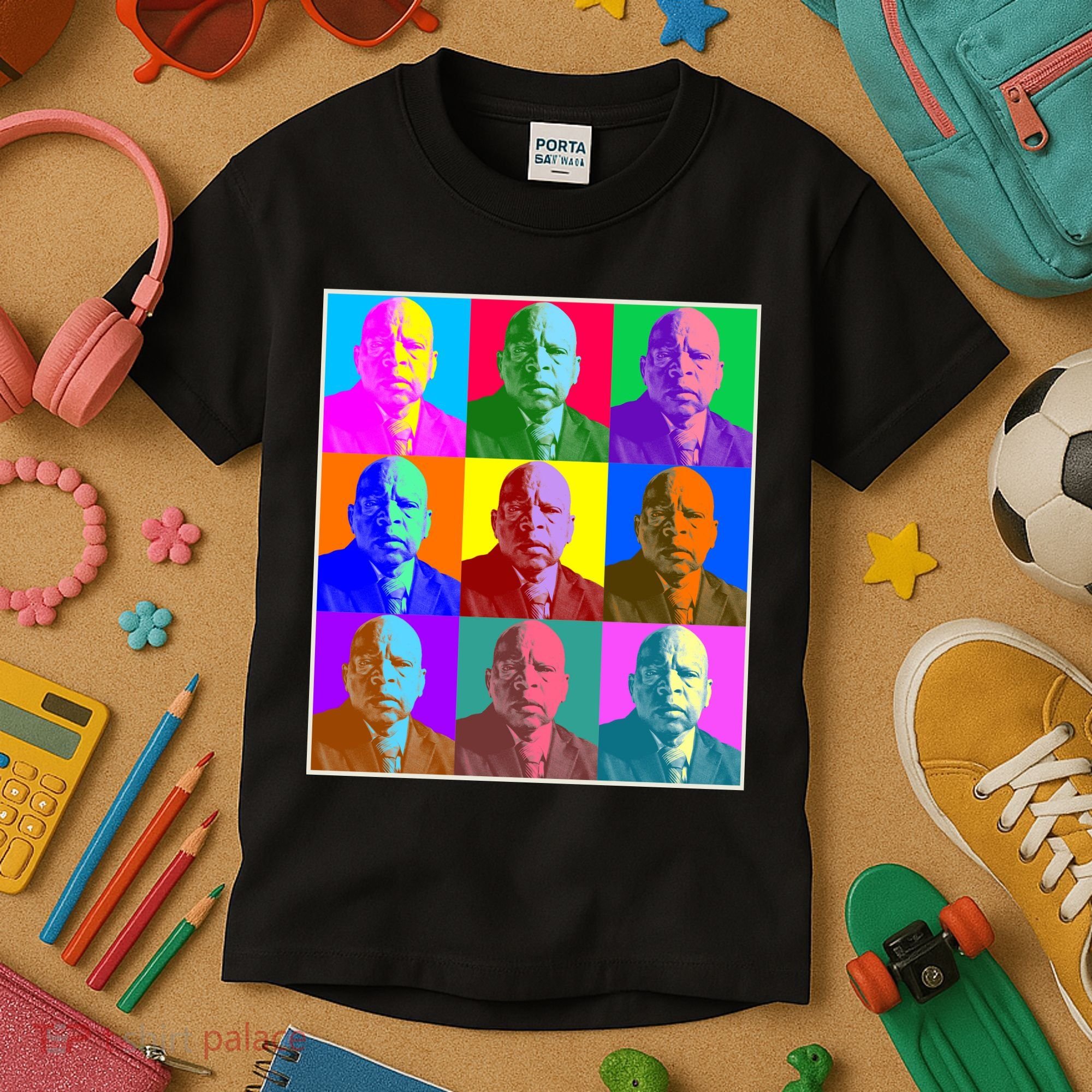 Cool John Lewis Pop Art Kids T-Shirt