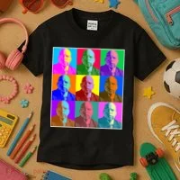 Cool John Lewis Pop Art Kids T-Shirt thumb 3