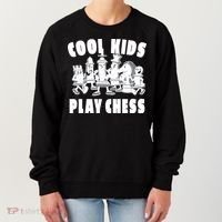 Cool Kids Play Chess Women's Sweatshirt thumb 0