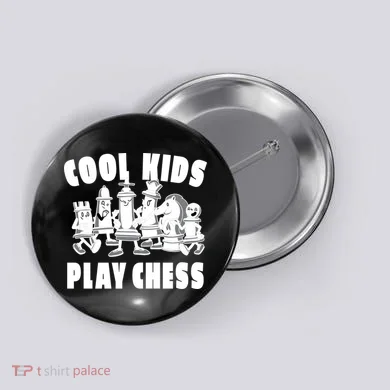 Cool Kids Play Chess Button
