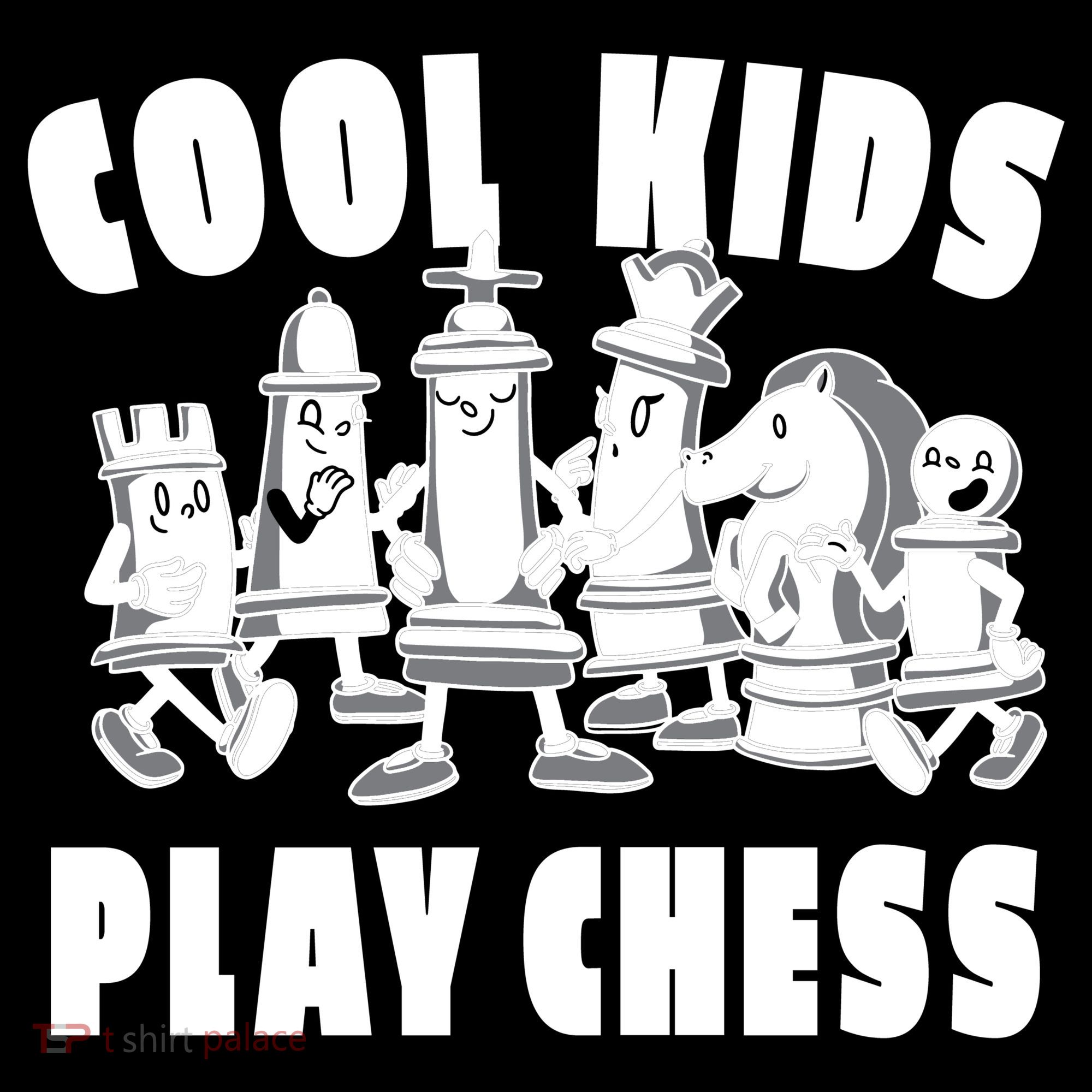 Cool Kids Play Chess Button