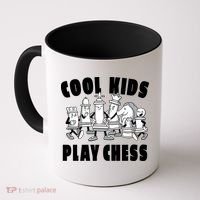 Cool Kids Play Chess Coffee Mug thumb 0