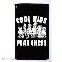 Cool Kids Play Chess Golf Towel thumb 0
