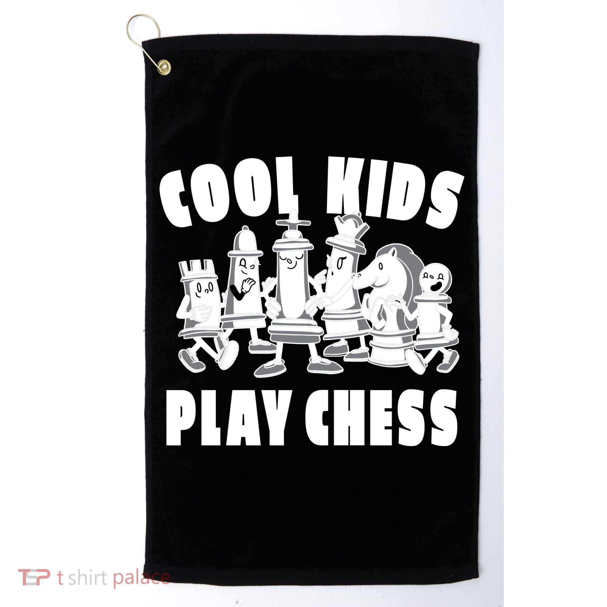 Cool Kids Play Chess Golf Towel