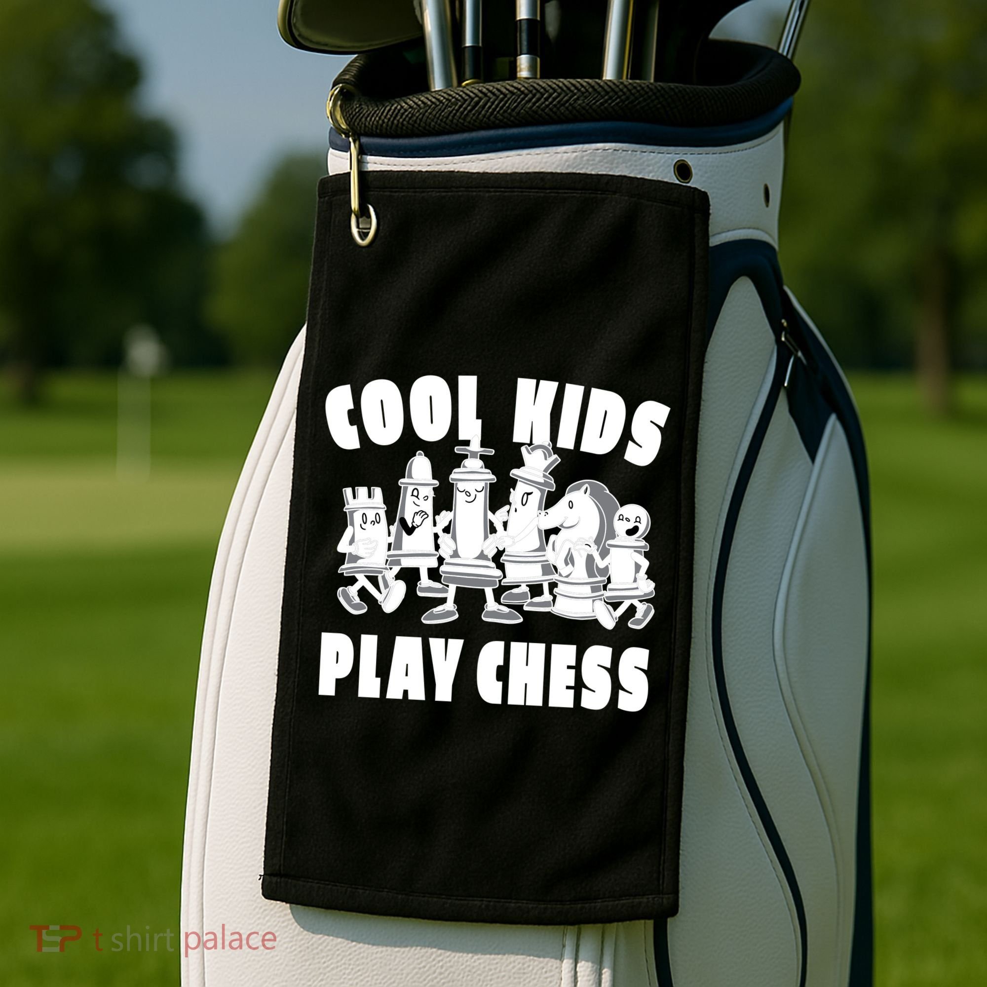 Cool Kids Play Chess Golf Towel
