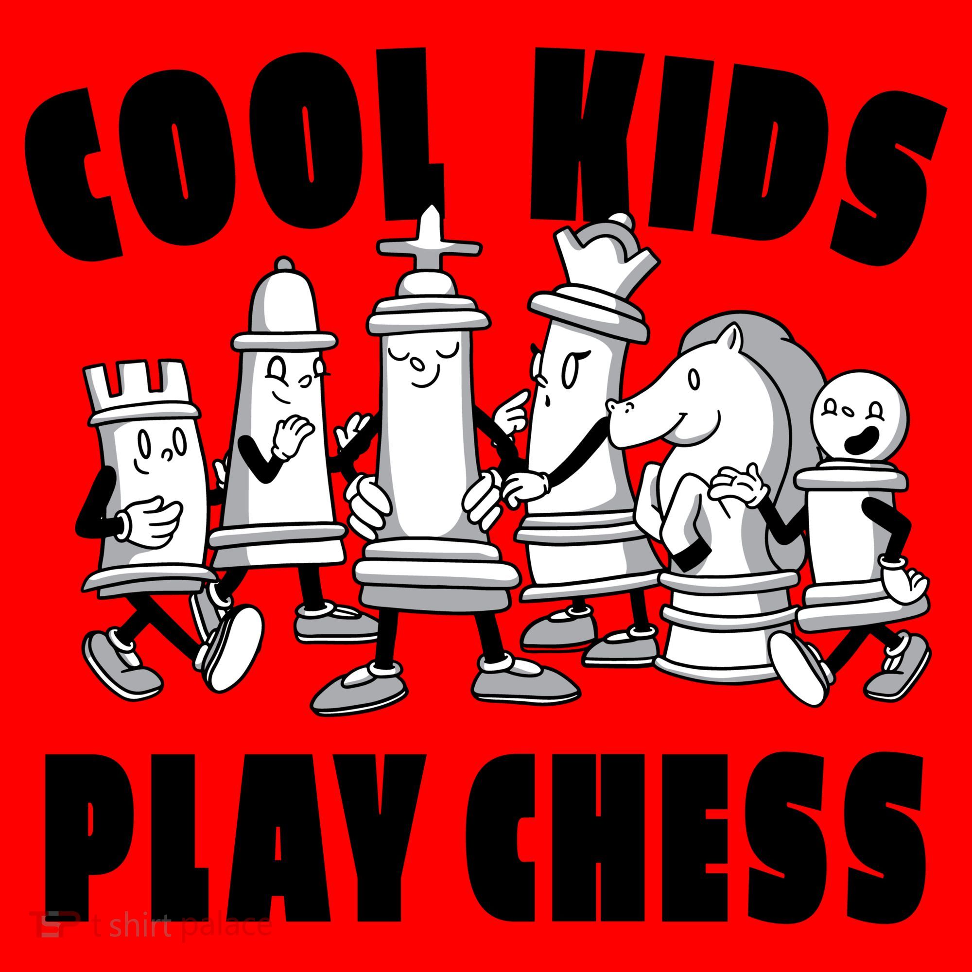 Cool Kids Play Chess Santa Hat