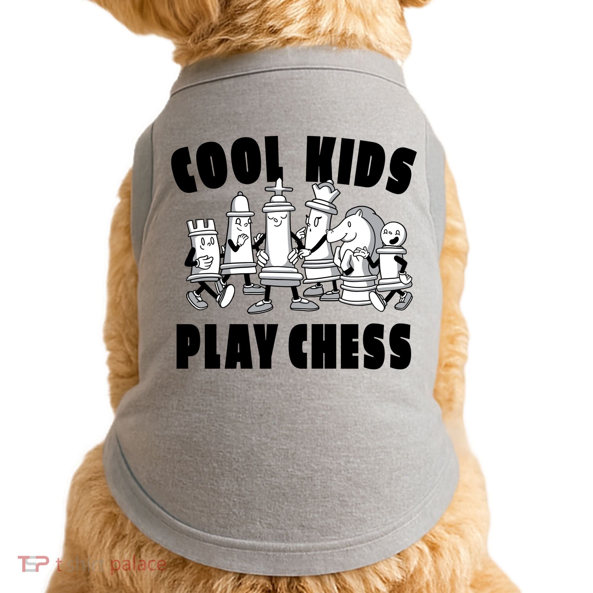 Cool Kids Play Chess Doggie Tank