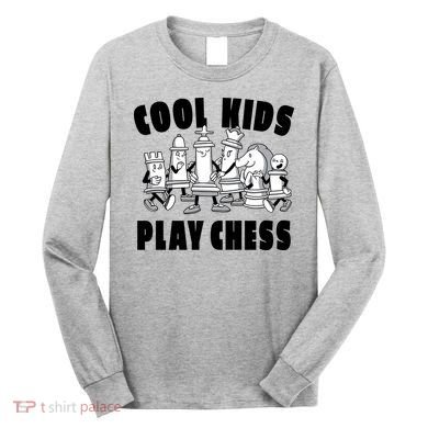 Cool Kids Play Chess Long Sleeve Shirt
