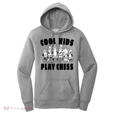 Cool Kids Play Chess Women's Hoodie