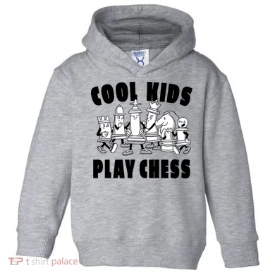 Cool Kids Play Chess Toddler Hoodie