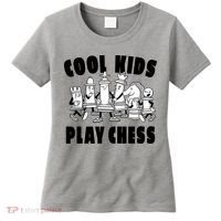 Cool Kids Play Chess Women's T-Shirt thumb 0