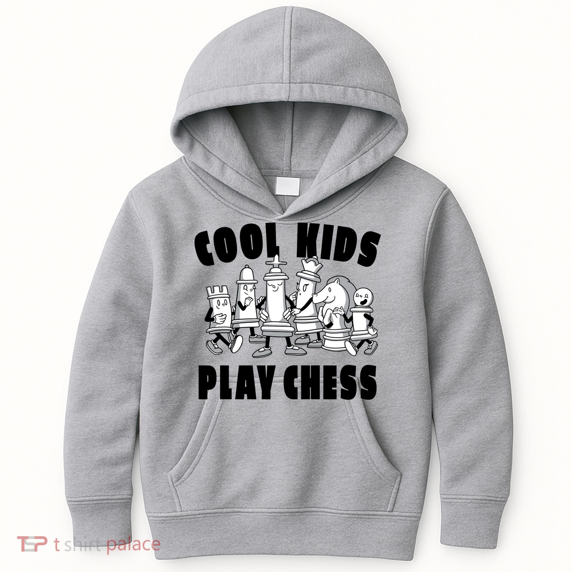 Cool Kids Play Chess Kids Hoodie
