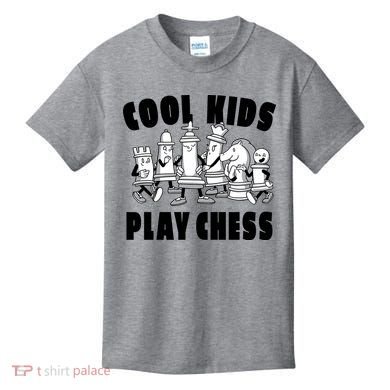 Cool Kids Play Chess Kids T-Shirt