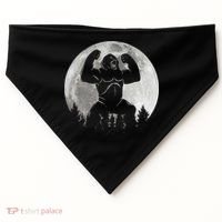 Cool King Kong Monster Full Moon USA-Made Doggie Bandana thumb 0
