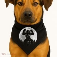 Cool King Kong Monster Full Moon USA-Made Doggie Bandana thumb 1