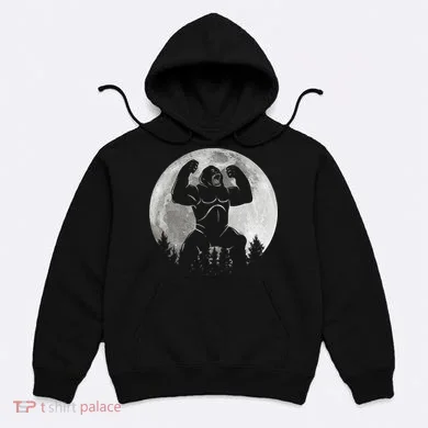 Cool King Kong Monster Full Moon Hoodie