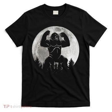 Cool King Kong Monster Full Moon T-Shirt