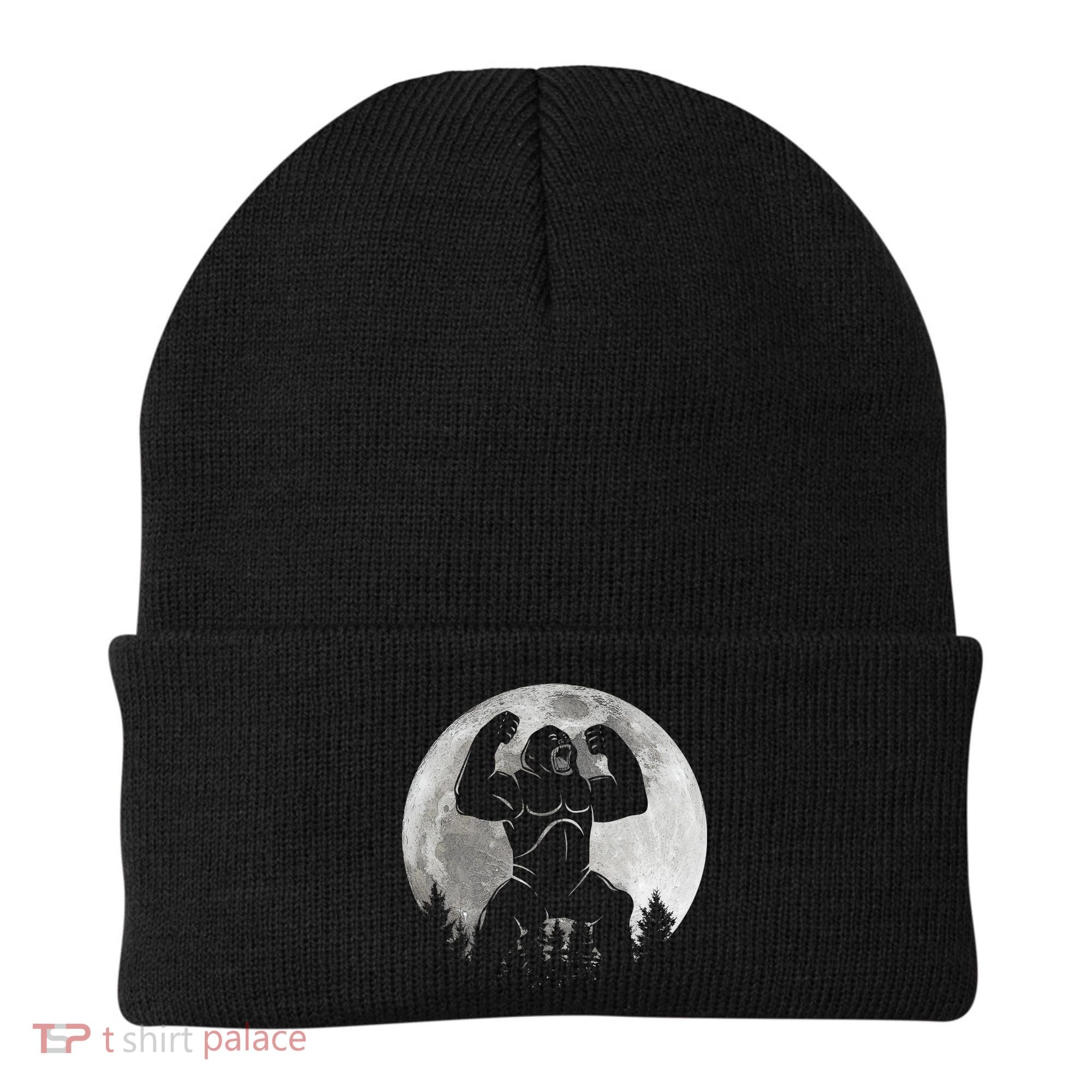 Cool King Kong Monster Full Moon Beanie