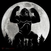 Cool King Kong Monster Full Moon Women's Hoodie thumb 2