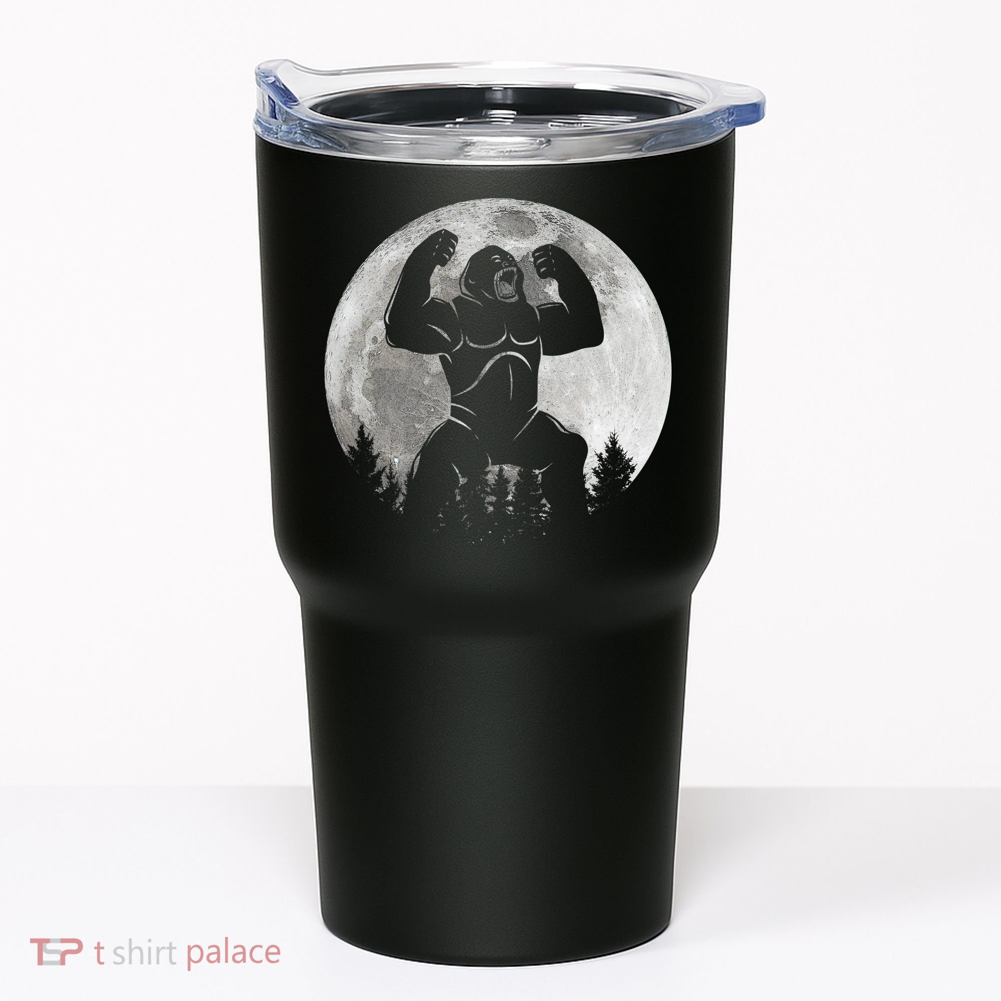 Cool King Kong Monster Full Moon Tumbler