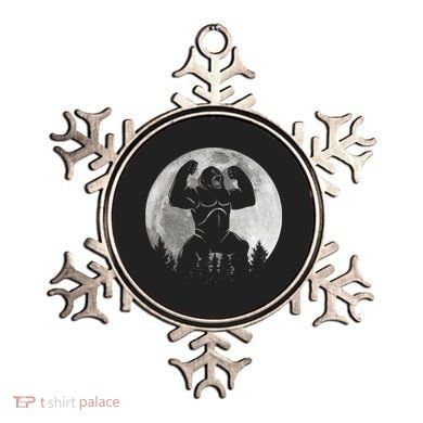 Cool King Kong Monster Full Moon Ornament