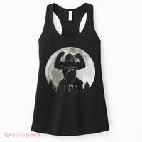 Cool King Kong Monster Full Moon Women's Tank Top thumb 0