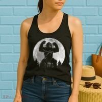 Cool King Kong Monster Full Moon Women's Tank Top thumb 2