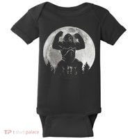 Cool King Kong Monster Full Moon Baby Bodysuit thumb 0