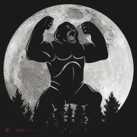 Cool King Kong Monster Full Moon Toddler Hoodie thumb 2