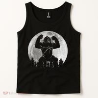Cool King Kong Monster Full Moon Tank Top thumb 2
