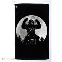 Cool King Kong Monster Full Moon Golf Towel thumb 0