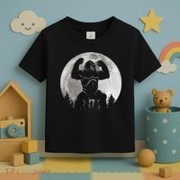 Cool King Kong Monster Full Moon Toddler T-Shirt thumb 3