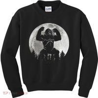 Cool King Kong Monster Full Moon Kids Sweatshirt thumb 0