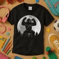 Cool King Kong Monster Full Moon Kids T-Shirt thumb 3