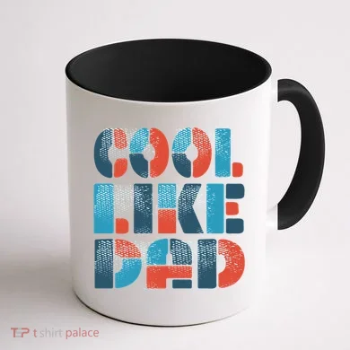 Cool Like Dad Coffee Mug back