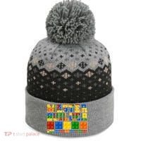Cool Master Builder Lego Fan The Baniff Cuffed Pom Beanie thumb 0