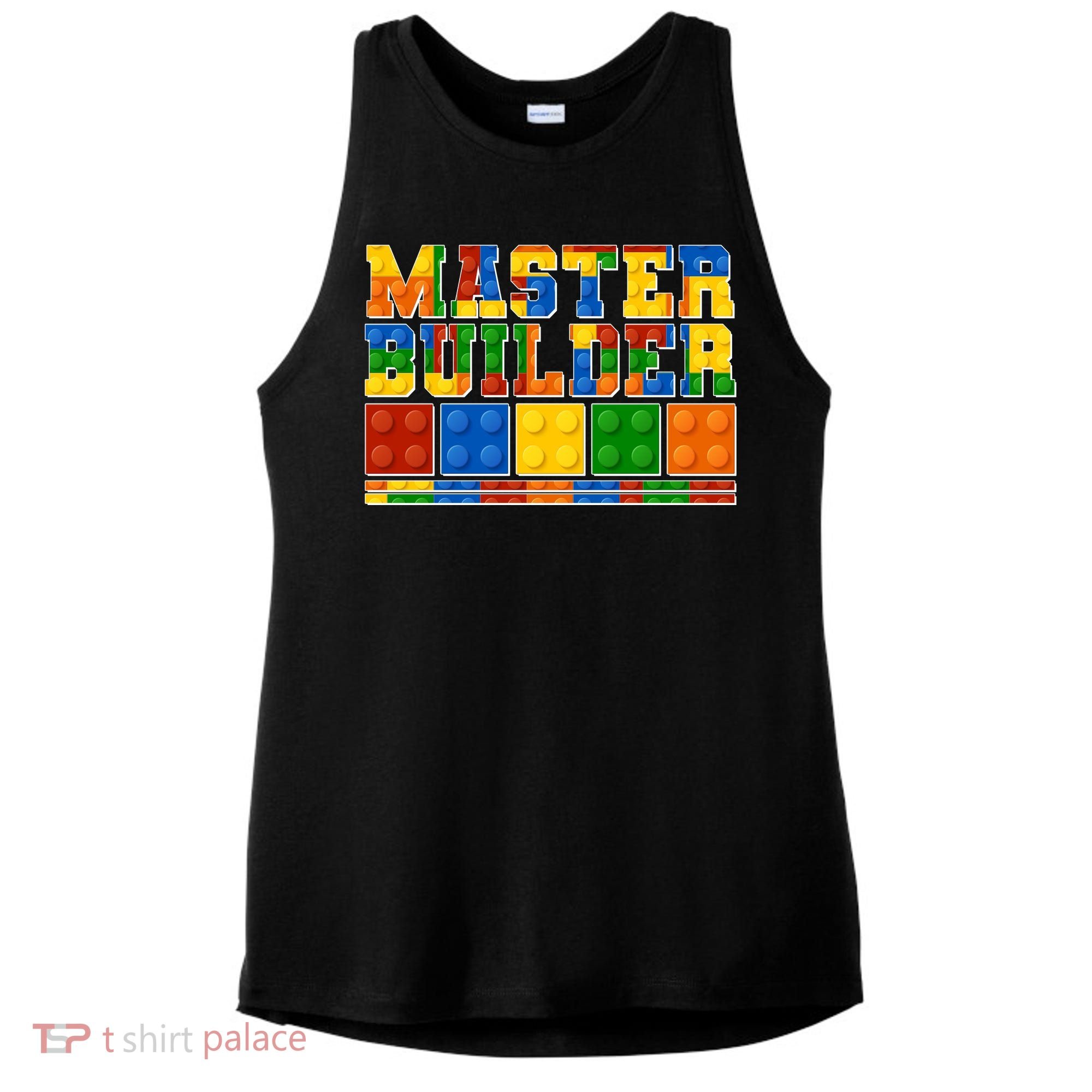 Cool Master Builder Lego Fan Ladies PosiCharge Tri-Blend Wicking Tank